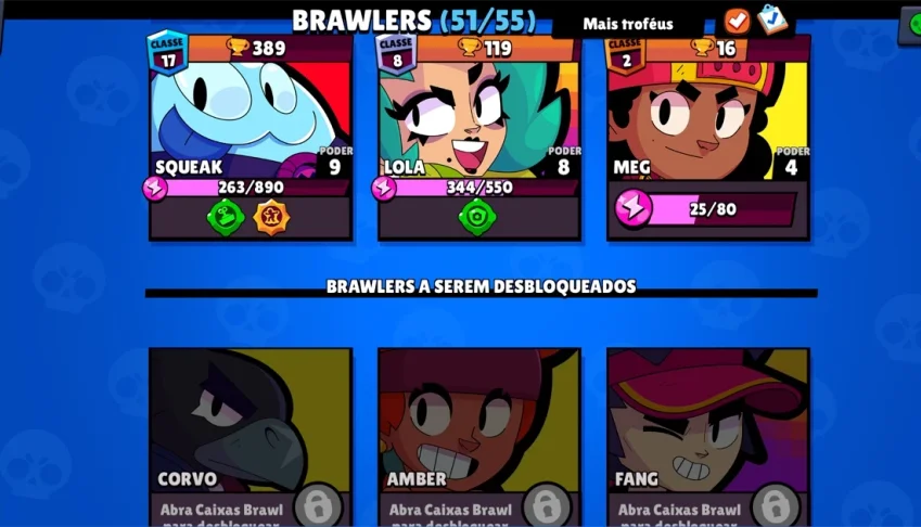 Conta brawl stars