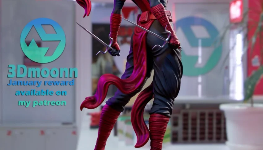 Elektra 3Dmoonn - Stl 3D
