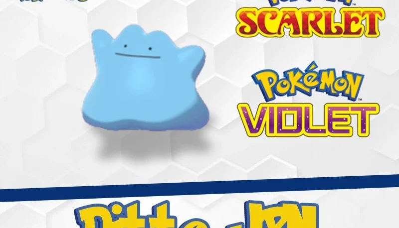 Ditto Japonês Jpn Shiny 6ivs + Brinde Pokémon Scarlet Violet