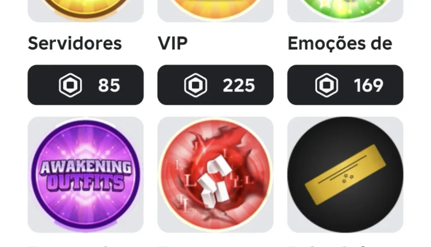 Conta de Roblox