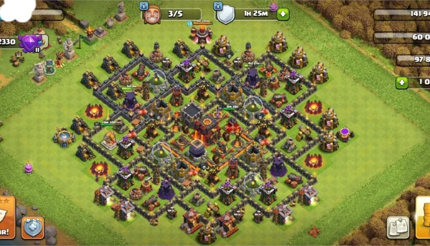 Clash of clans cv 10