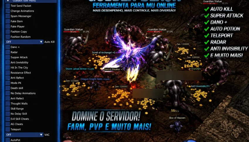 GUEDEX BLACK - Assistente Season 4 e Season 6 Mensal!