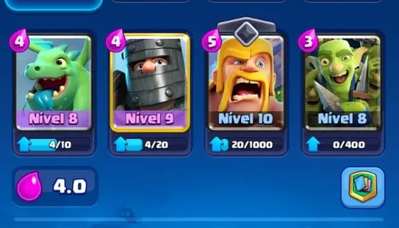 Conta de clash Royale