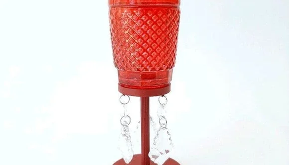 Castiçal Bico de Jaca - Vermelho -M