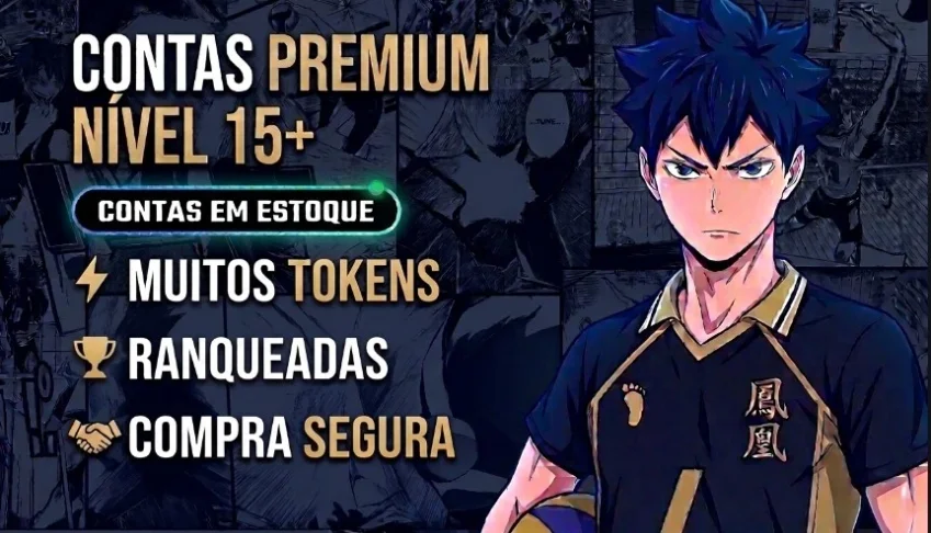 Contas Volleyball Legends | 2 Styles Secrets (Customizable)