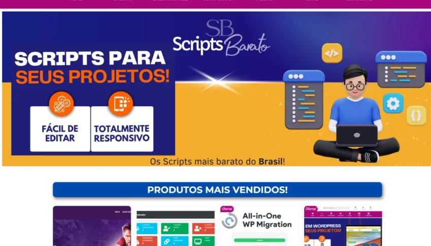 Site com Entrega de Produtos Digitais Automático+Gateway ML