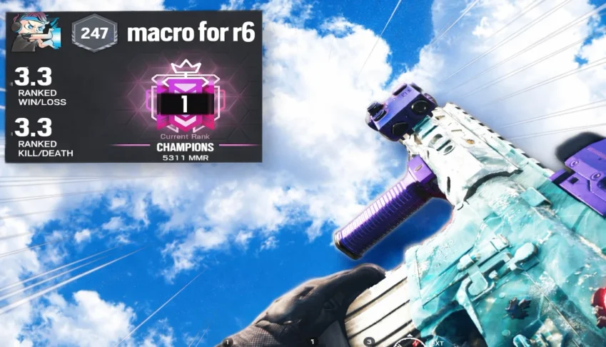 Macro r6 -- It works on all FPS games.