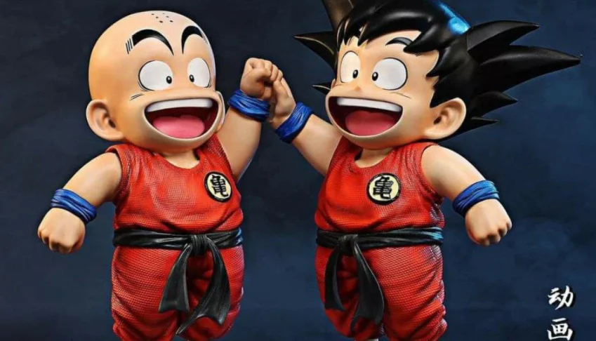 Goku Y Krilin - Chibi Stl