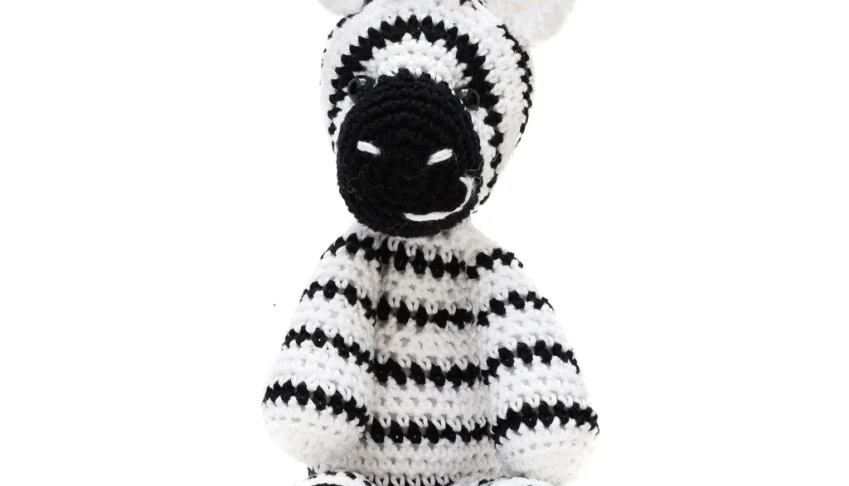 Zebra em Amigurumi
