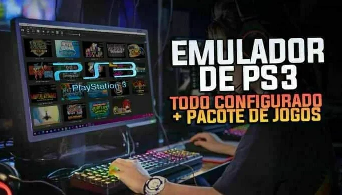 ✅ Emulador De Ps3 Com Super Pacote De Jogos
