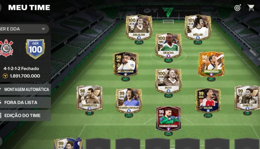 Conta de fc mobile ger 100