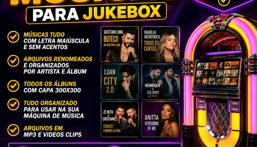Pack De Músicas Para Jukebox