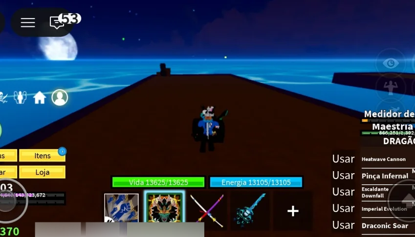 Dragon East Perm + Buddha e Mamute Perm, Yoru V2 +3 Gamepass