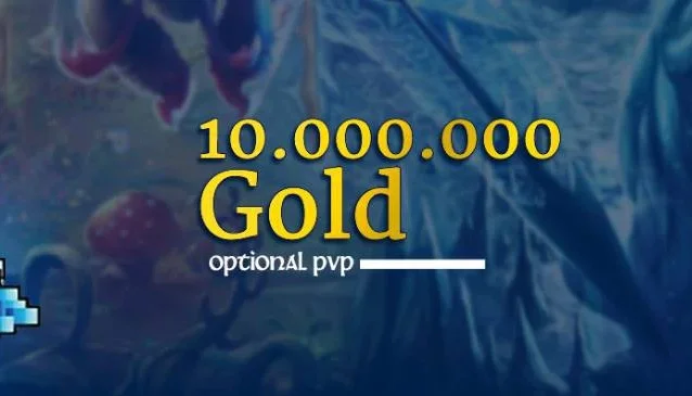 10.000.000 Gold - TIBIA - Optional PvP