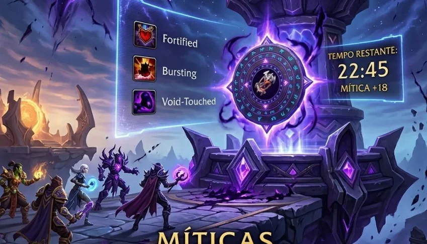 WoW +10 M+/Mitica+/Mythic+/Pedra-chave Midnight
