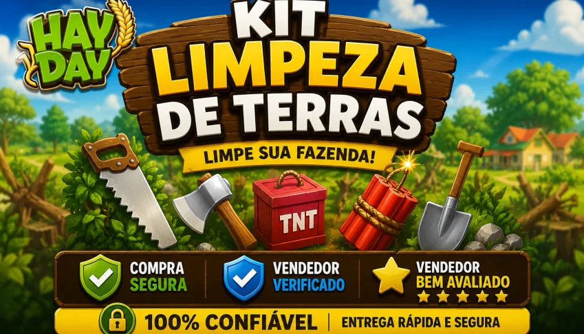 Hay Day - Kit Limpeza De Terras