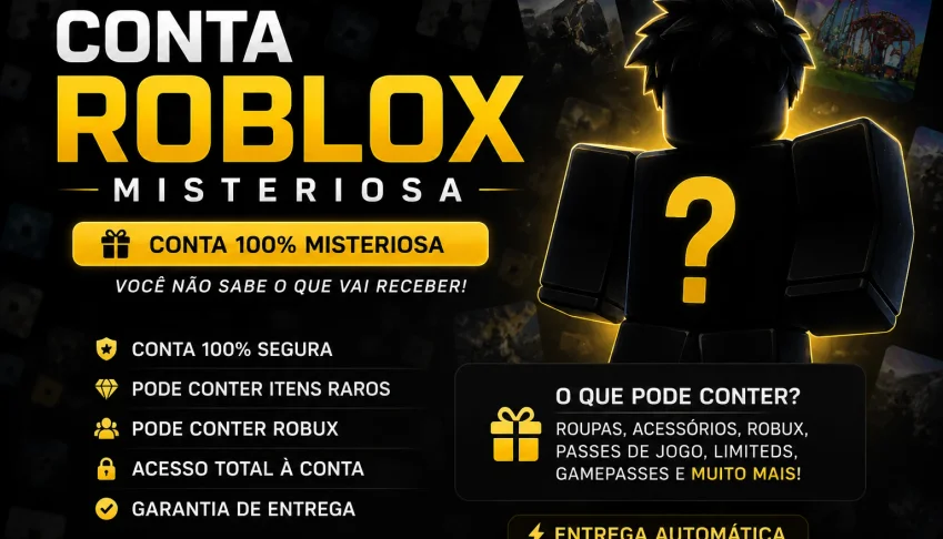 Conta misteriosa Roblox