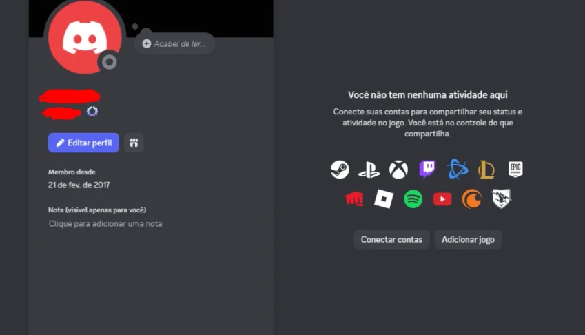 Conta discord 2017 fev