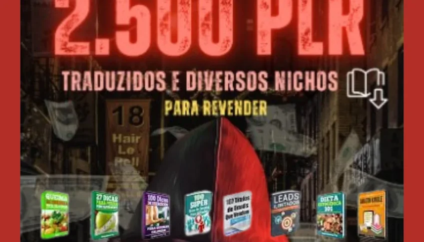Pacote 2.500 Ebook e PLR Em Português 2024 + Bônus