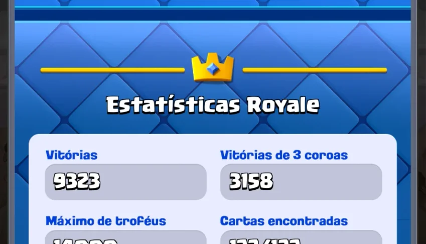 Conta de Clash Royale