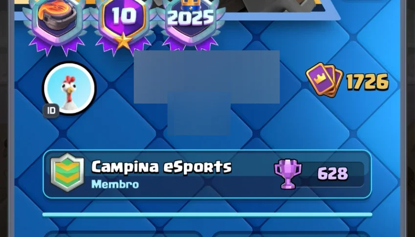 Conta de Clash Royale