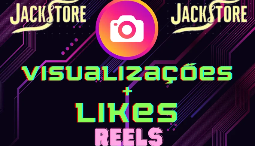 Pacote Engajamento Reels Instagram LIKES E VISUALIZAÇÕES 