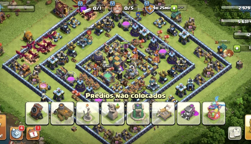 Vendo duas contas Clash of clans no precinho