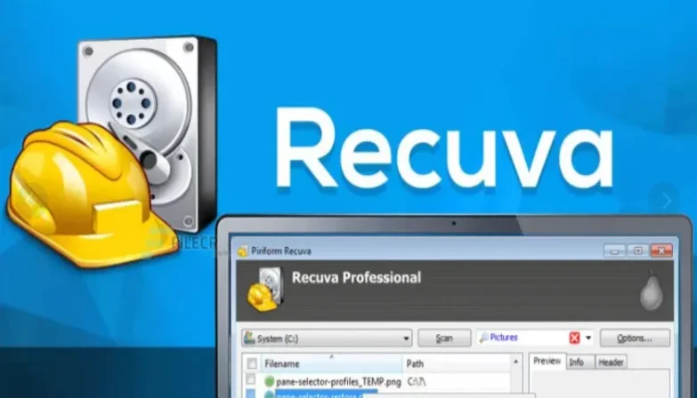 Recuva Profissional-  recuperação de arquivos