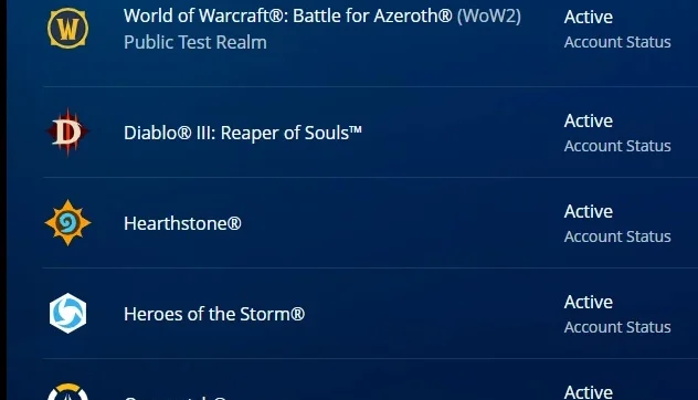 Conta Battle.Net (ver detalhes)