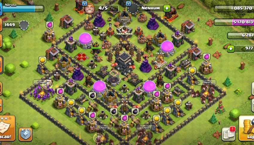 Clash of clans cv9 full