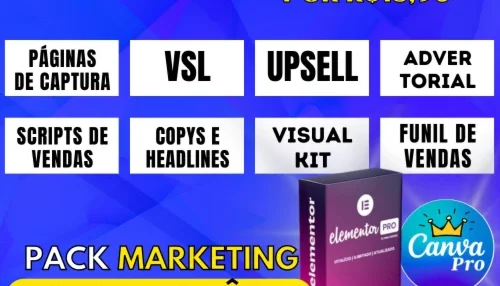 Pack Marketing Digital + 10 Bônus + Entrega Automática