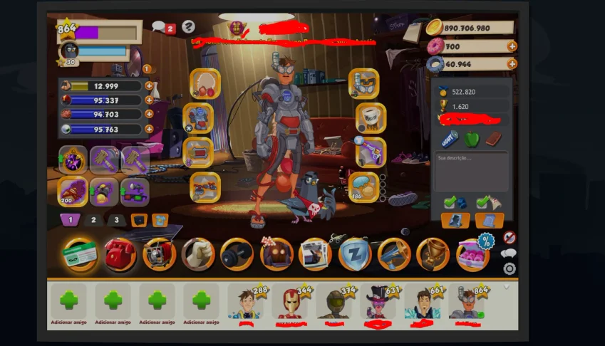 Hero Zero | Nível 864