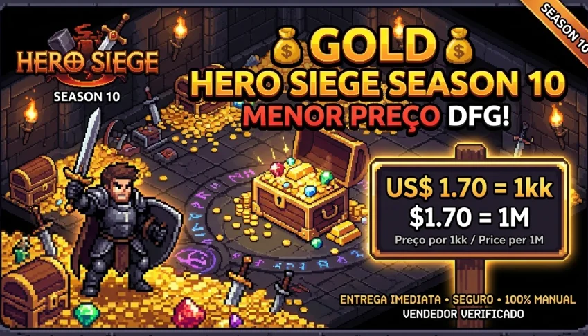 💰 Gold Hero Siege Season 10 | Fast Delivery (Menor Preço)