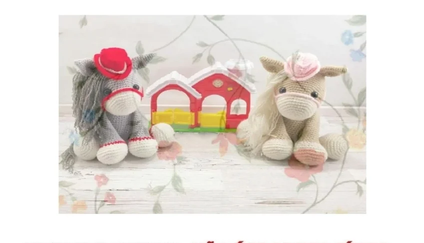 Receita em PDF Amigurumi - Shiloh o Cavalinho