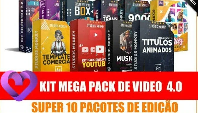 Mega Pack Edição De Video 4.0 2024