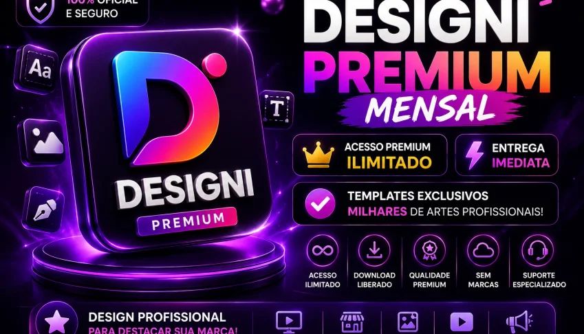 Designi Premium 30 Dias | Envio Imediato 🎨