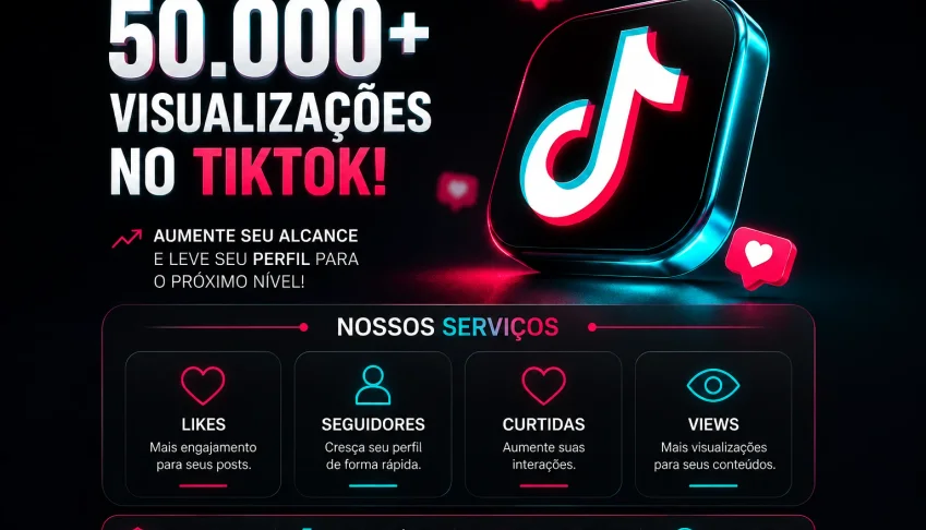 Super Promoçao ! - 50.000mil Views No TIK TOK + BRINDE