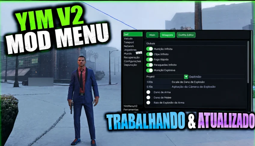 Mod Menu para GTA Online Enhanced e libera o GTA+