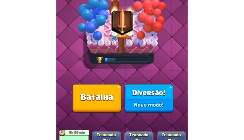 CONTA CLASH ROYALE, ARENA 15, NÍVEL 10.