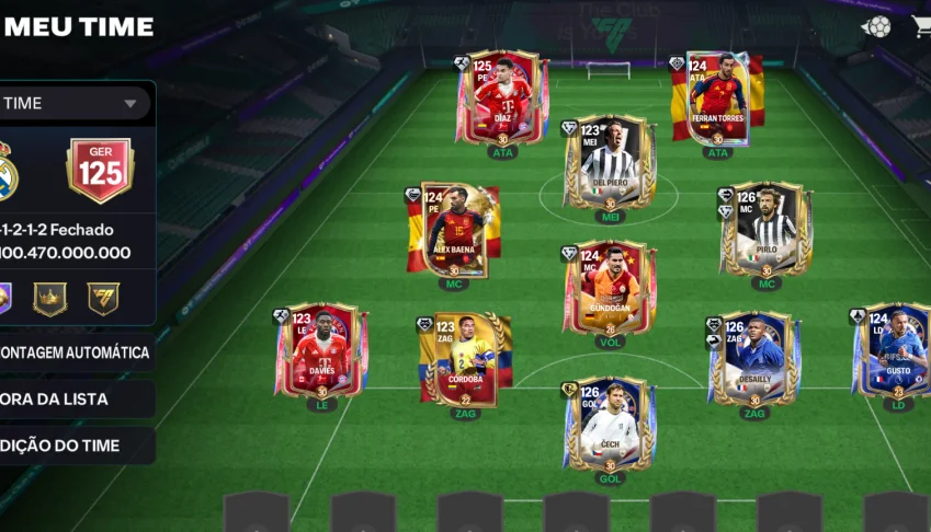 Conta de fc mobile Ger 125 muito top