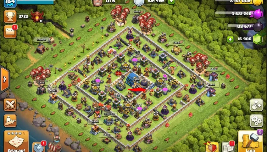 VENDO CONTA TOP DE CLASH OF CLANS