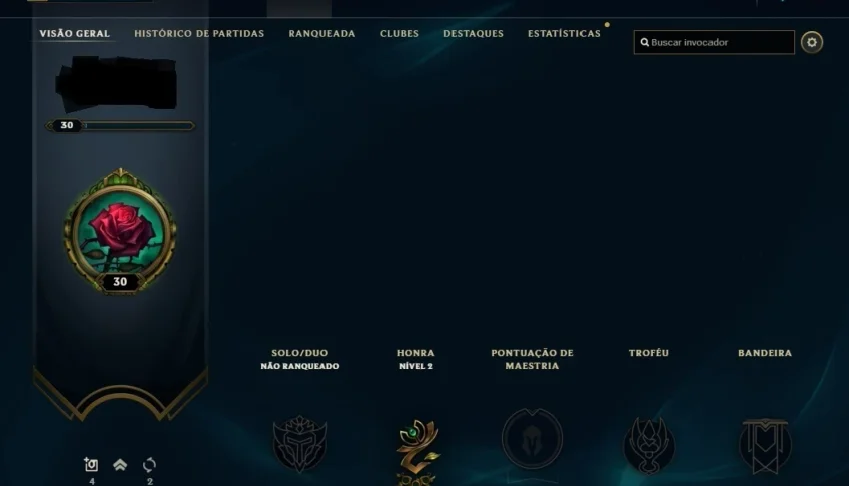 CONTA UNRANKED LVL 30 PARA SMURF