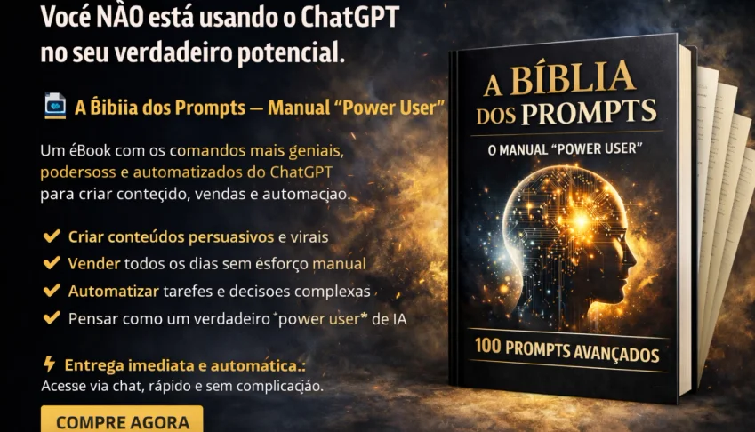 A Bíblia dos Prompts-100 prompts proibidos avançados!