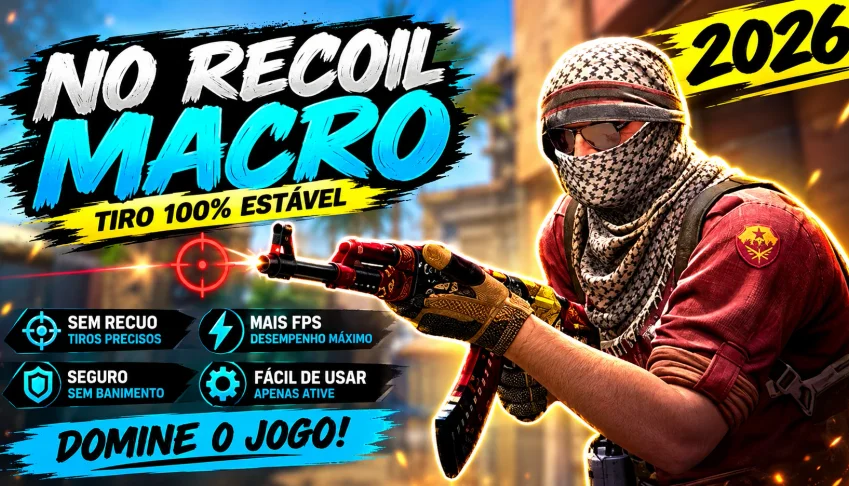 No Recoil - CS2 100% configurável - ANTI BAN