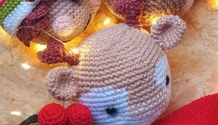 Kit Enfeite de Natal para Arvore de Croche Amigurumi