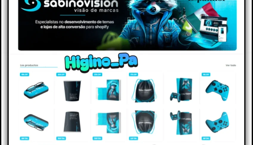 Tema Shopify Vision Genérico Latam Espanhol + Atualizações