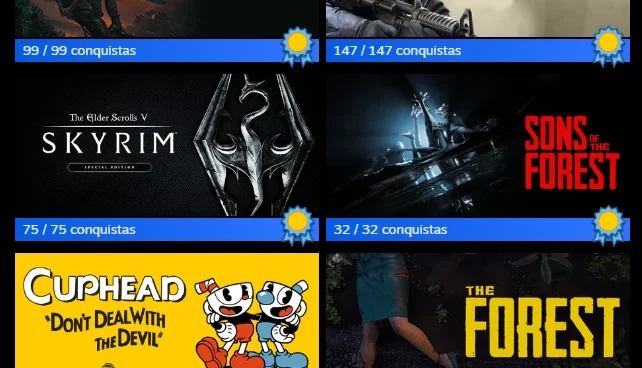 Transforme Sua Conta Steam em 100% — Platino Tudo!