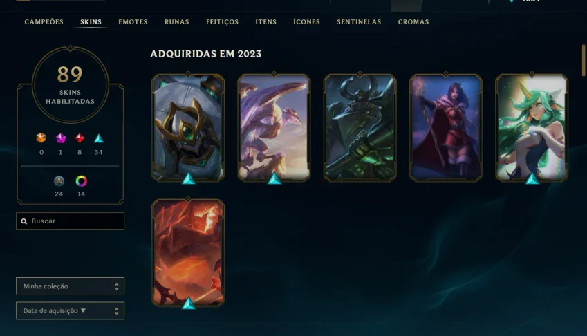Conta League Of Legends Diamante 4