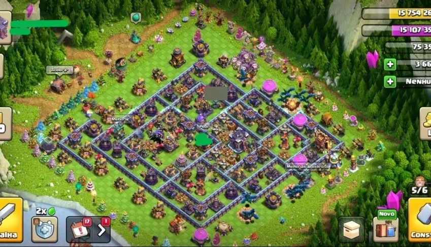 Conta Clash Of Clans Cv15