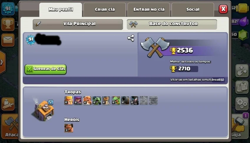 CLASH OF CLANS CV8 FULL